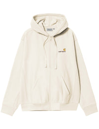 American Script Hooded Jacket - Natural