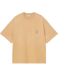 Hudson Pocket T-Shirt - Dusty H Brown (Chalk Wash)