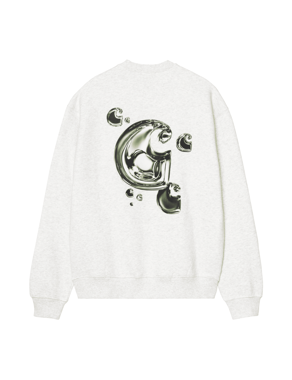Solar Chrome Crew Sweat - Ash Heather