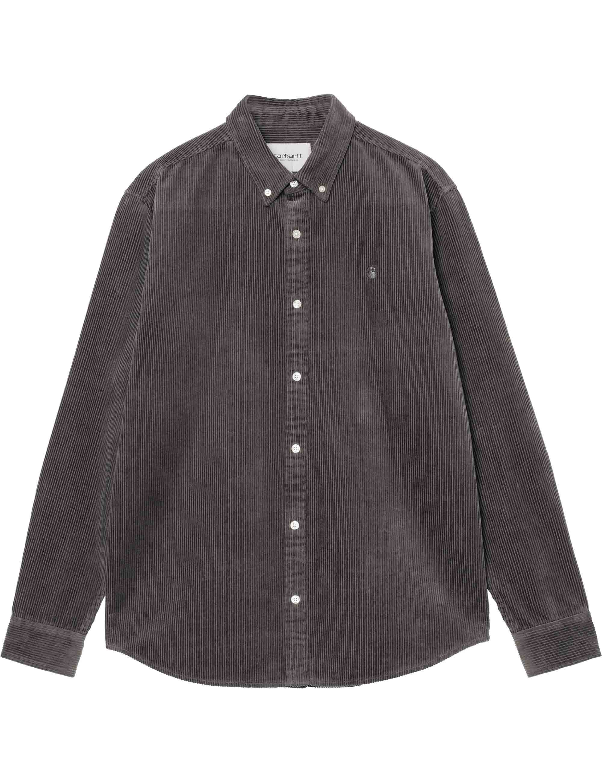 Carhartt WIP Madison Cord Shirt - Graphite