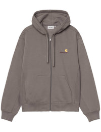 American Script Hooded Jacket - Porphyry