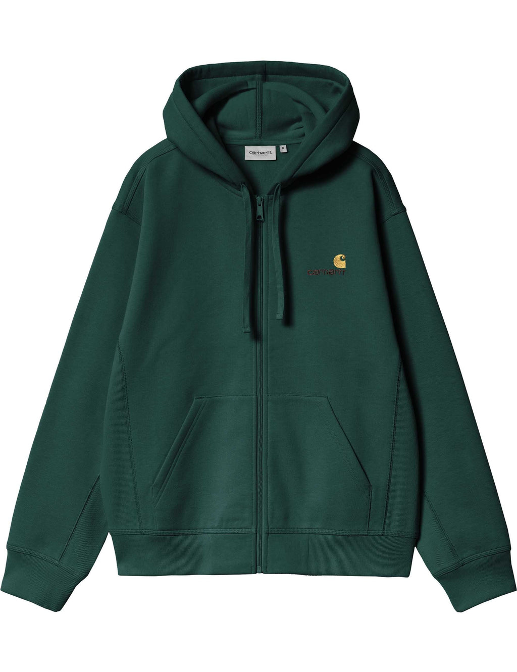 American Script Hooded Jacket - Dark Fir