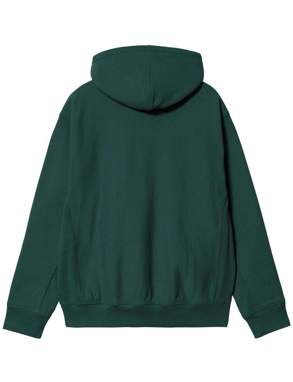 American Script Hooded Sweat - Dark Fir