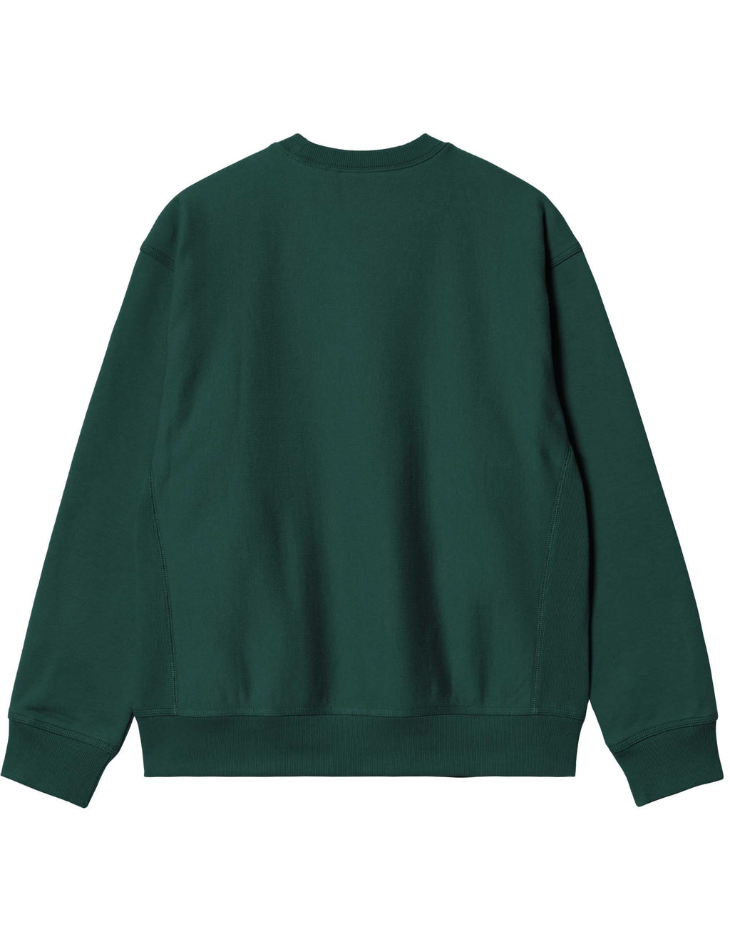 American Script Crew Sweat - Dark Fir