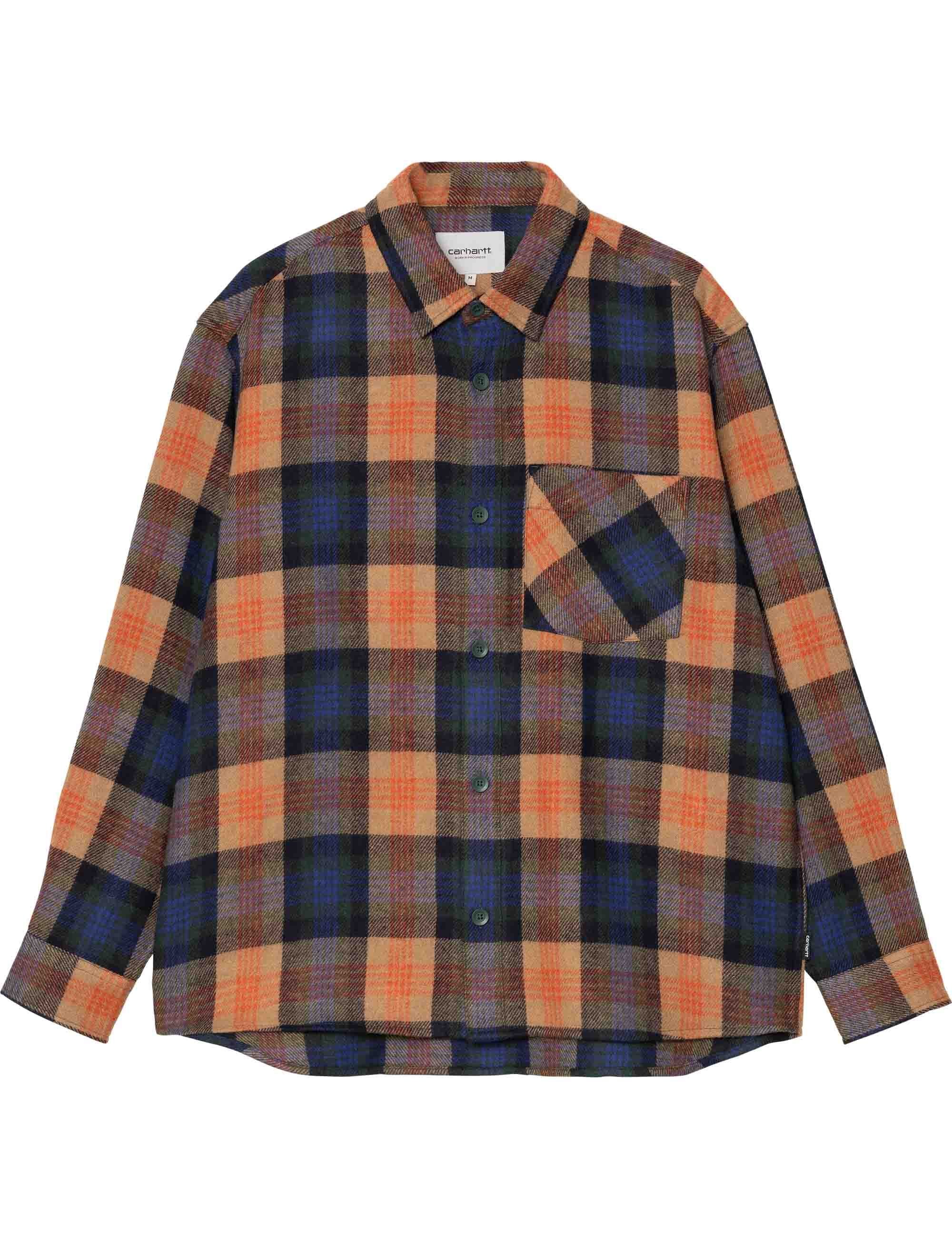 Carhartt WIP Dern Check Shirt - Dern Check, Hamilton Brown