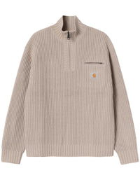 Detroit Half Zip Knit Sweater - Fleur De Sel