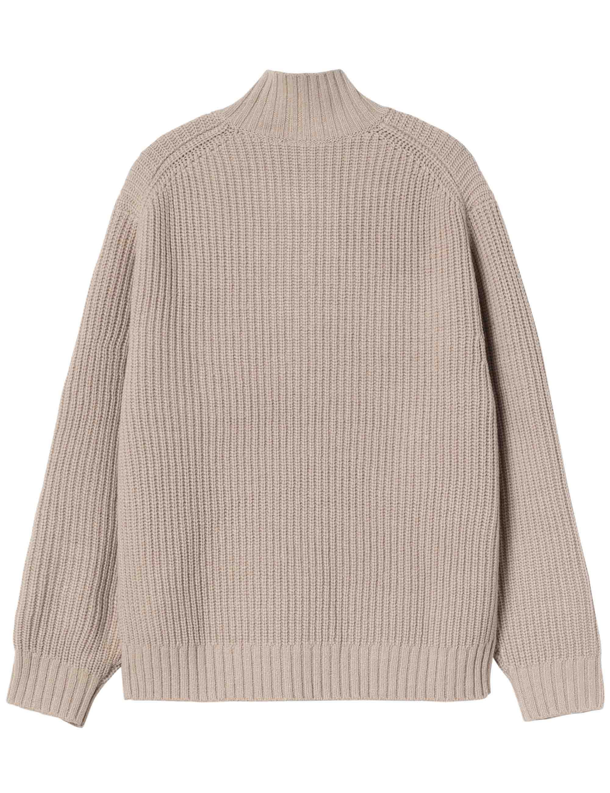 Detroit Half Zip Knit Sweater - Fleur De Sel