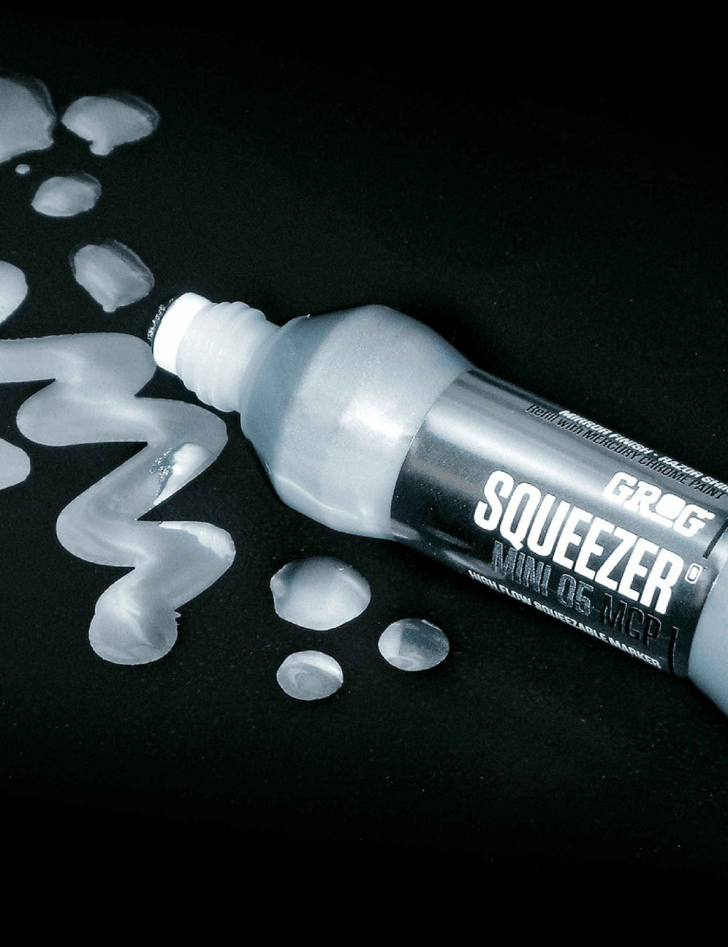 Mercury Chrome Paint Squeezer Marker 5mm - Hyper Chrome