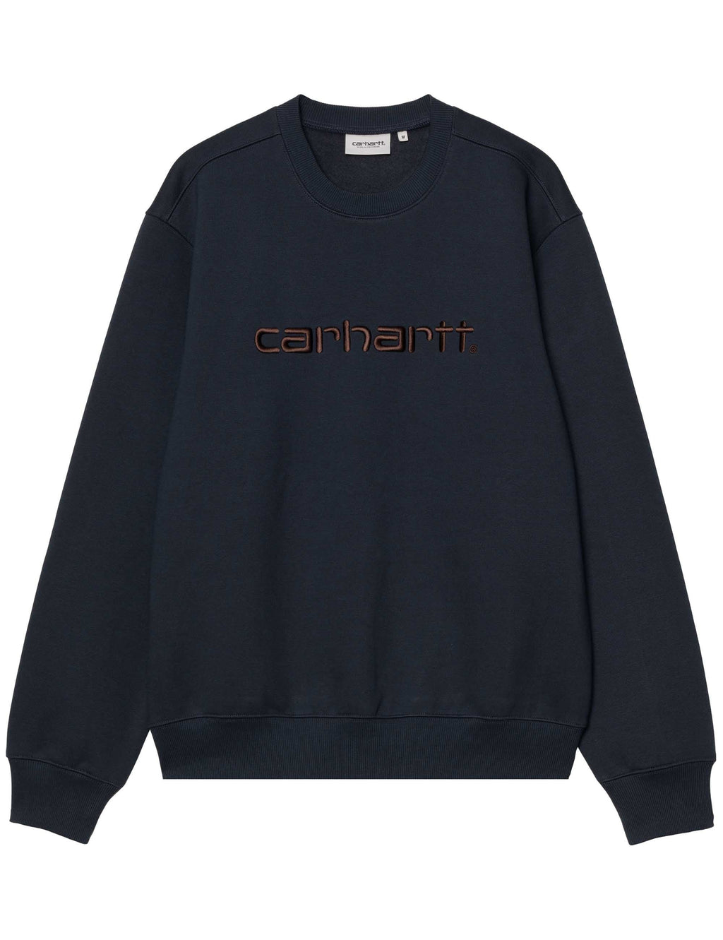 Script Crew Sweat - Deep Night/Palisander
