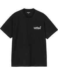 Wiptopia Script T-Shirt - Black/Wax