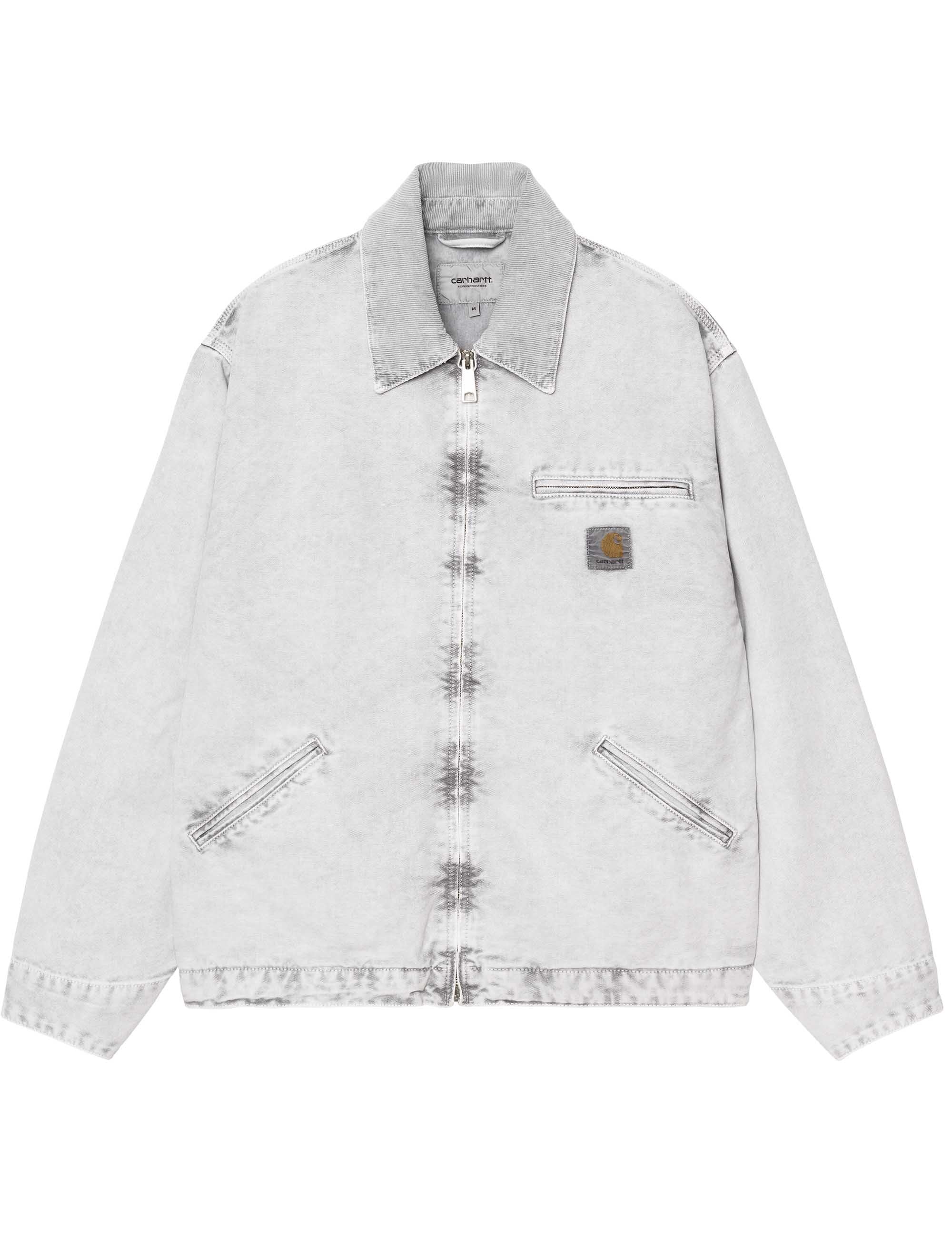 Carhartt WIP OG Detroit Jacket - Black (Chalk Wash)
