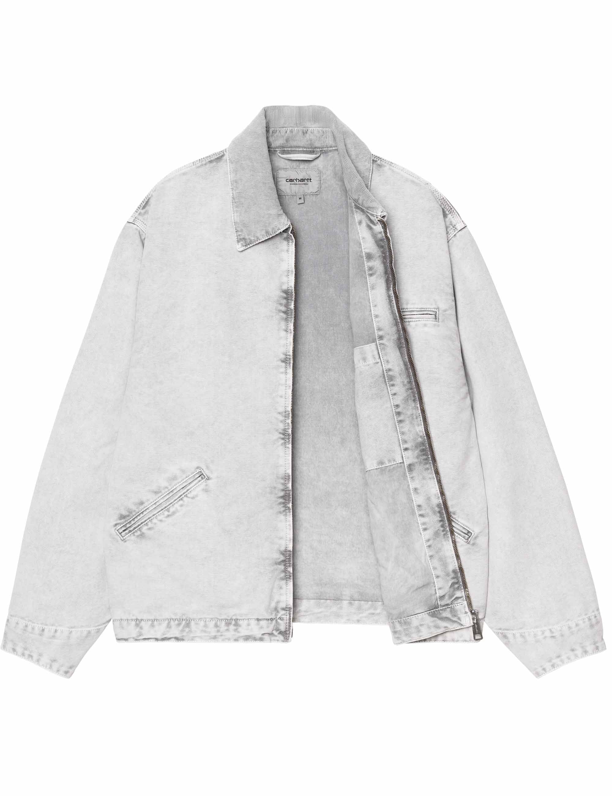Carhartt WIP OG Detroit Jacket - Black (Chalk Wash)