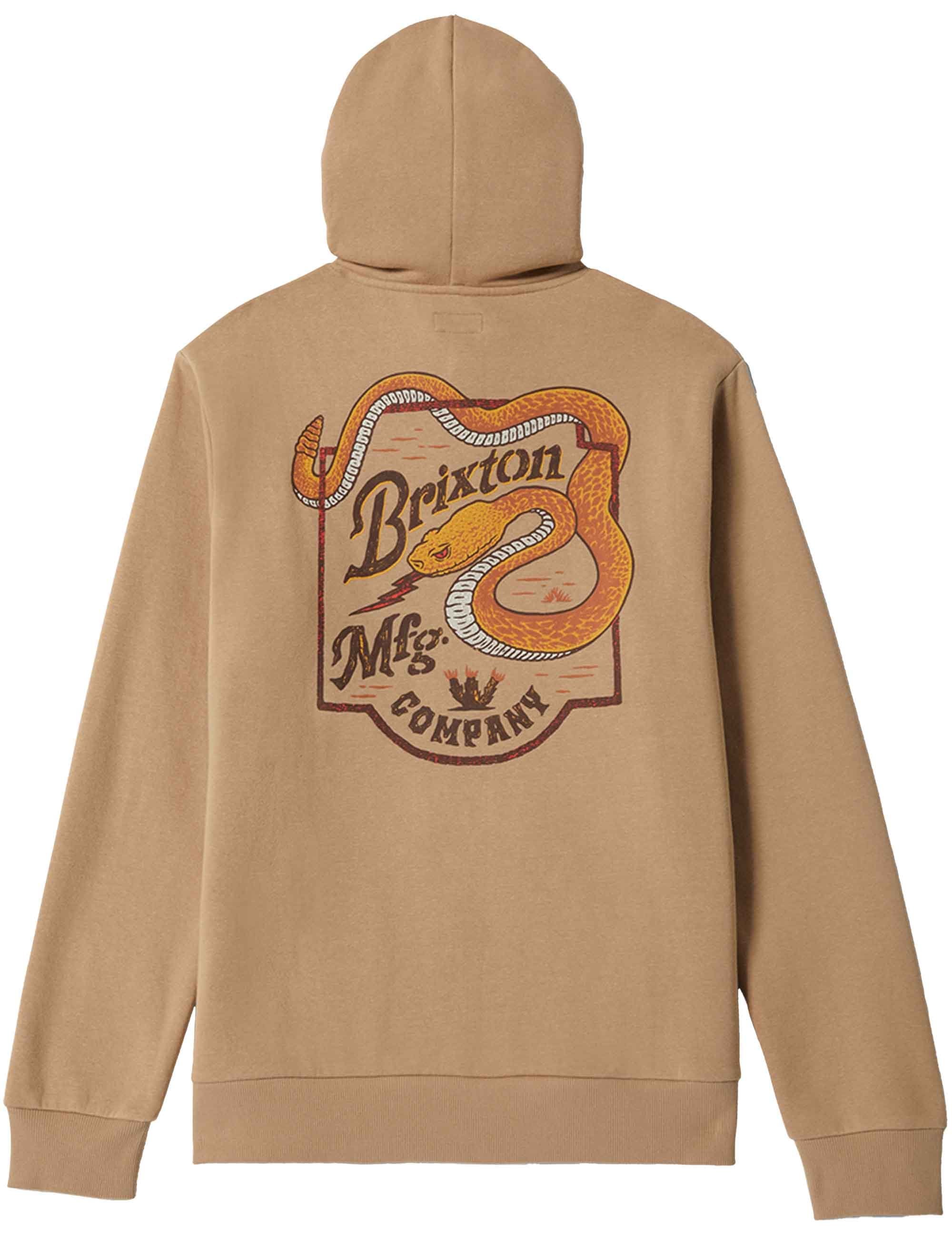Brixton Rothwell Hooded Sweat - Sand