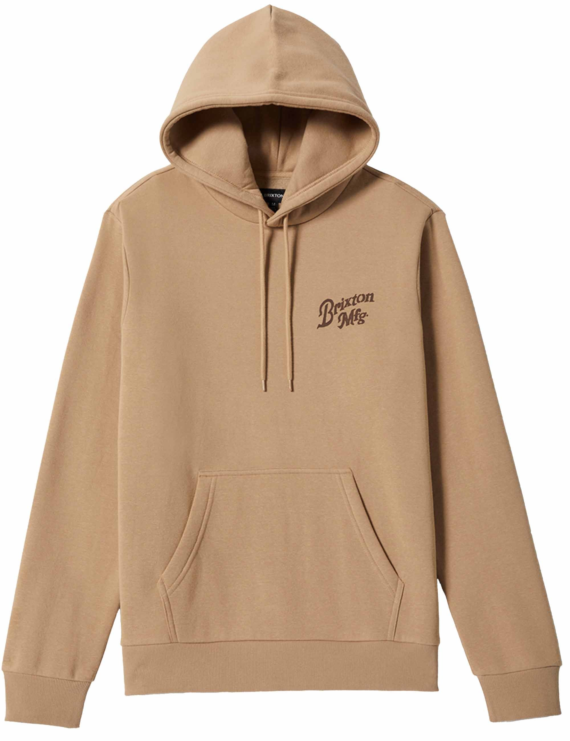 Brixton Rothwell Hooded Sweat - Sand
