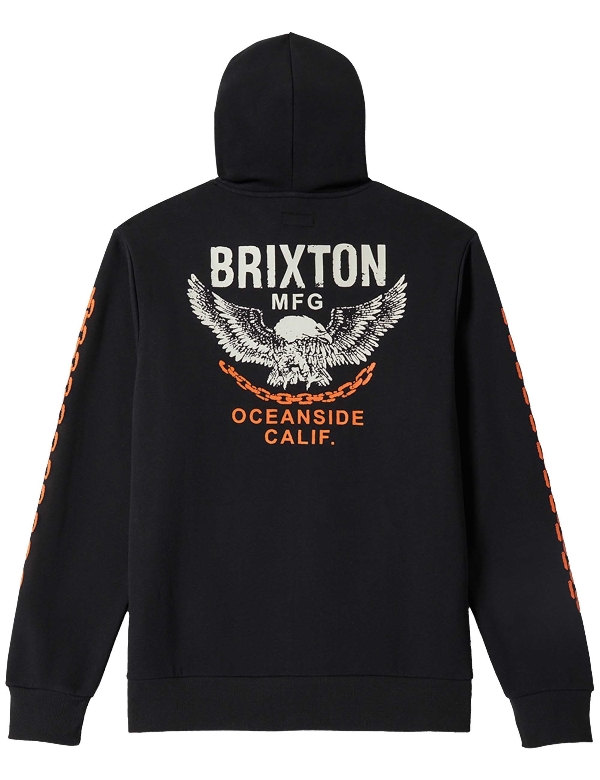 Brixton Waller Hooded Sweat - Black