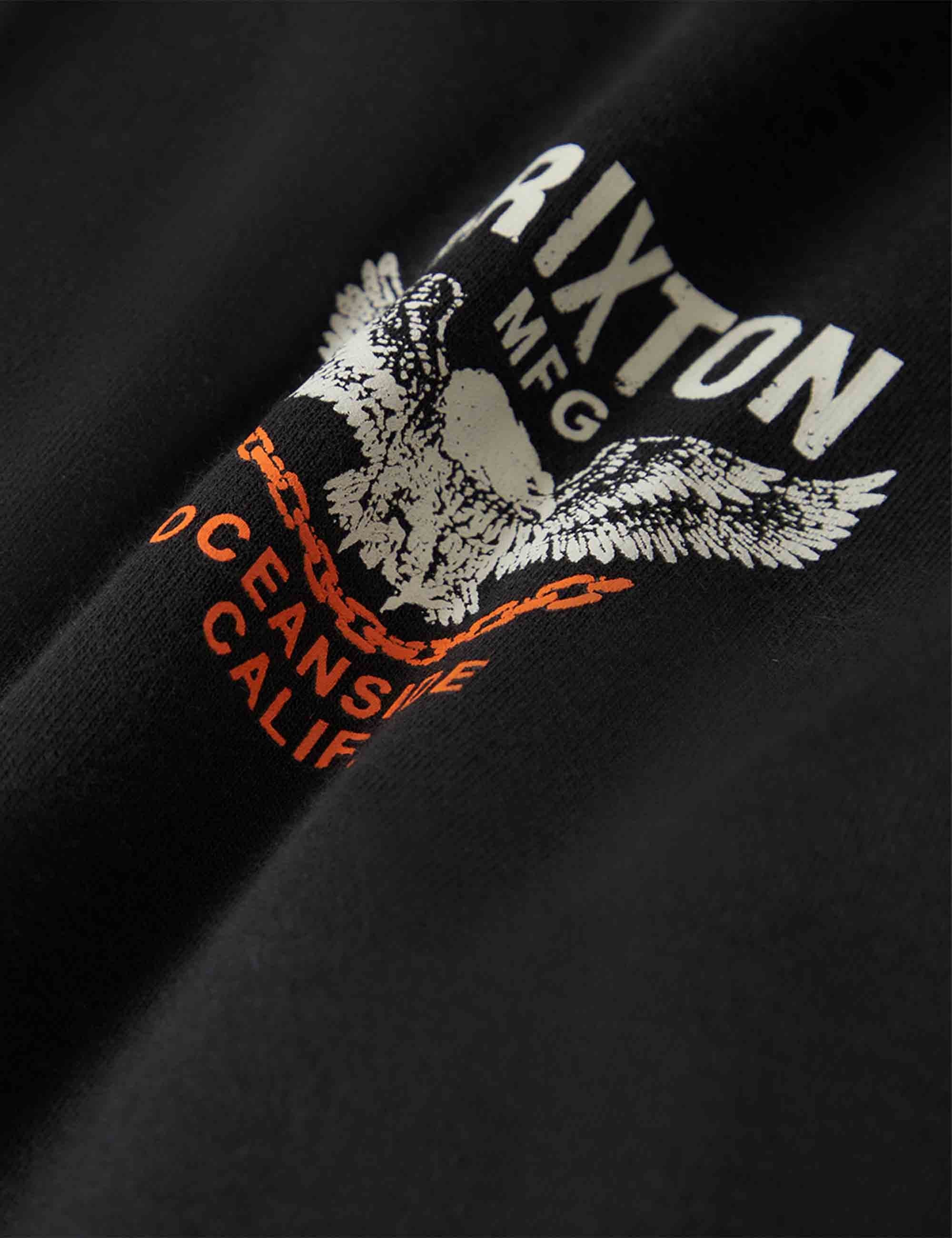 Brixton Waller Hooded Sweat - Black