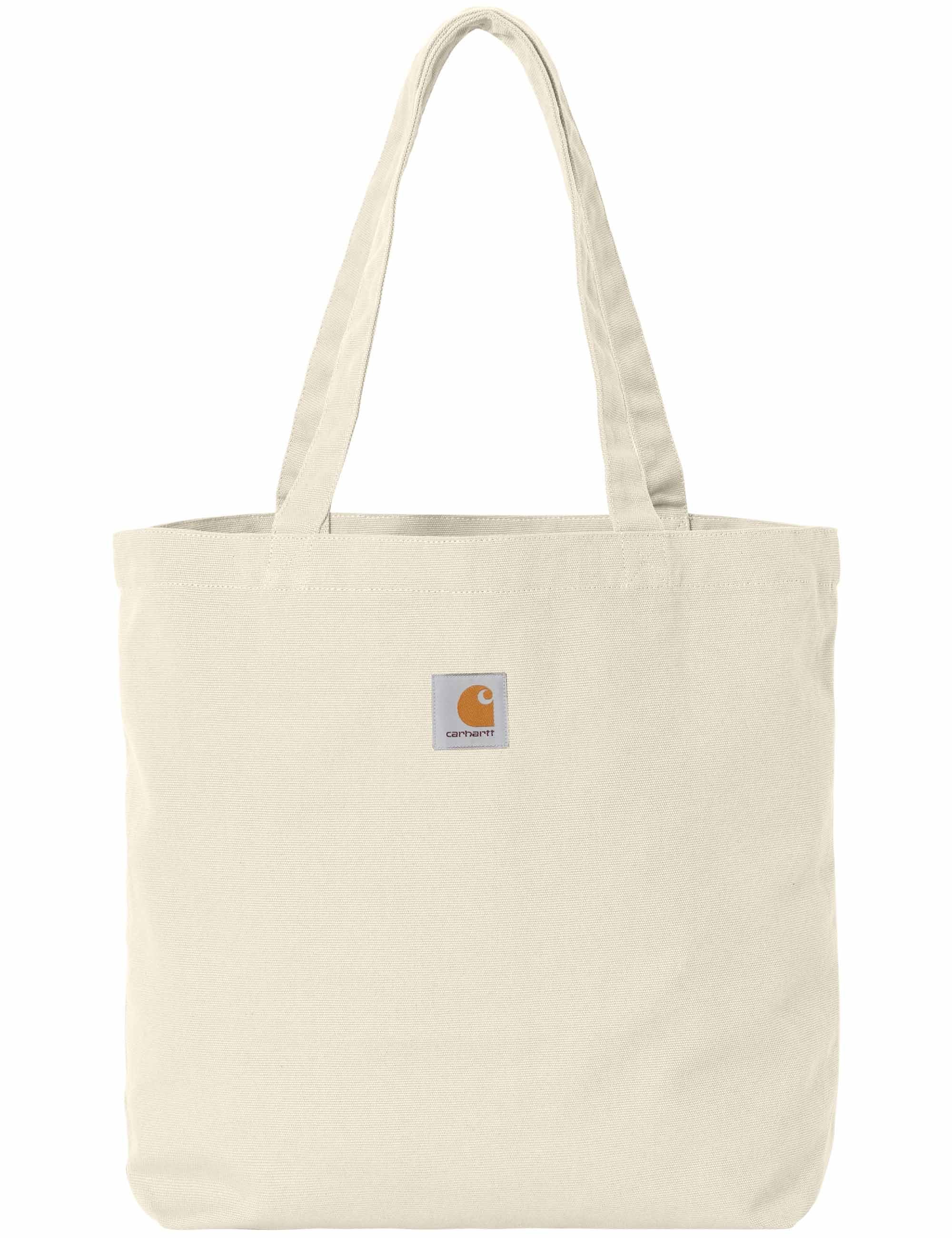 Carhartt WIP Canvas Graphic Tote Bag - 3 One 3 Print, Salt
