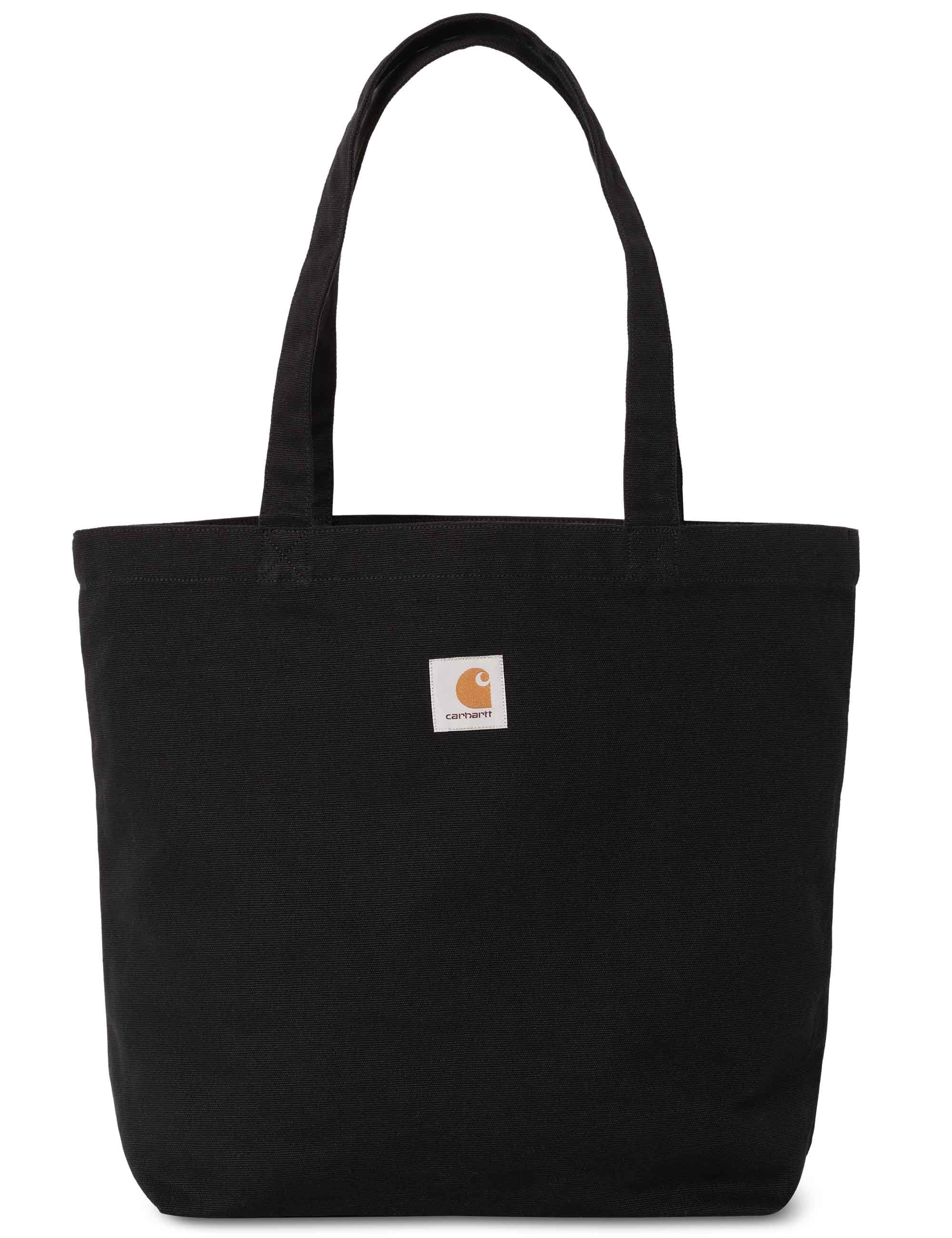 Carhartt WIP Canvas Graphic Tote Bag -  Wiptopia Print, Black