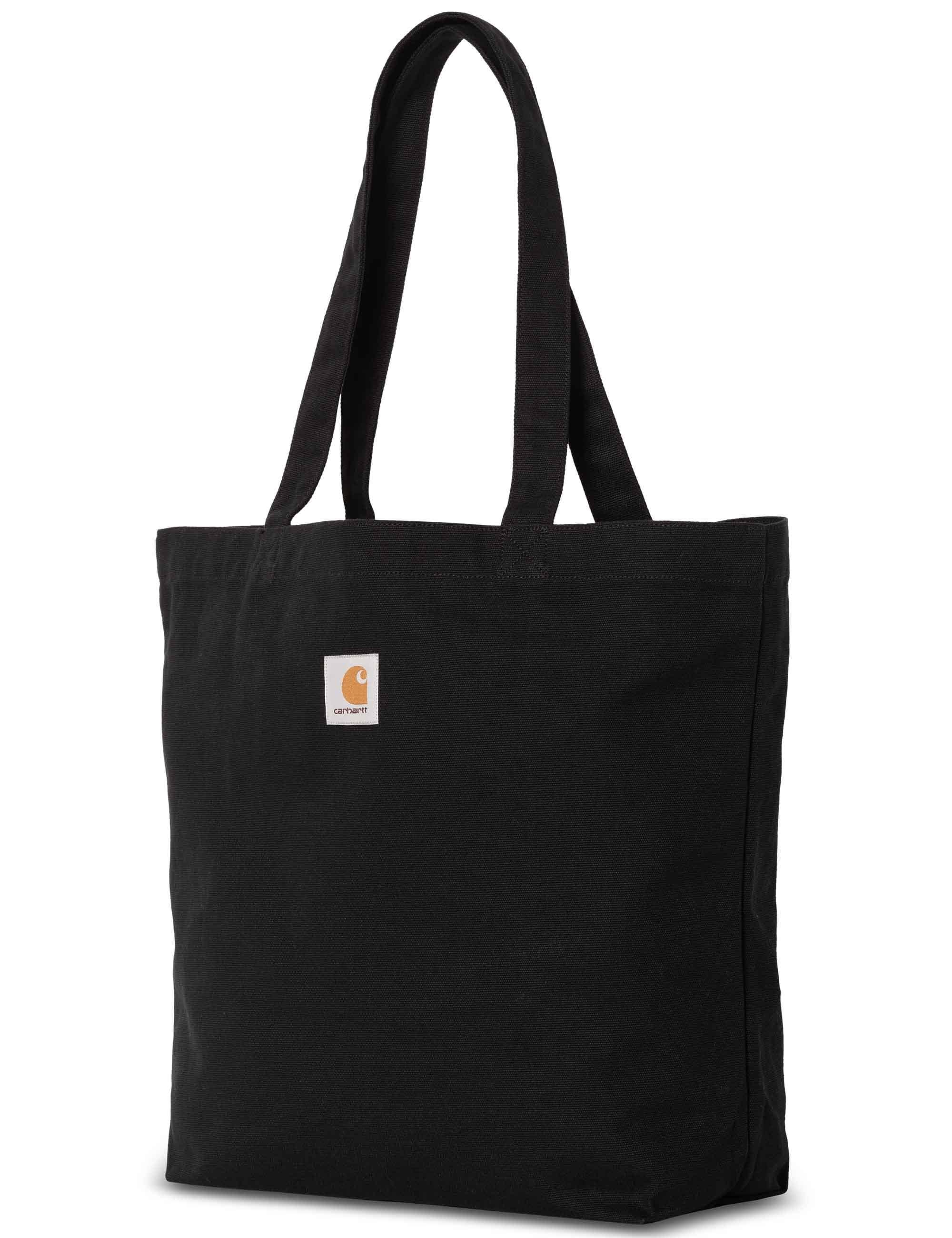 Carhartt WIP Canvas Graphic Tote Bag -  Wiptopia Print, Black