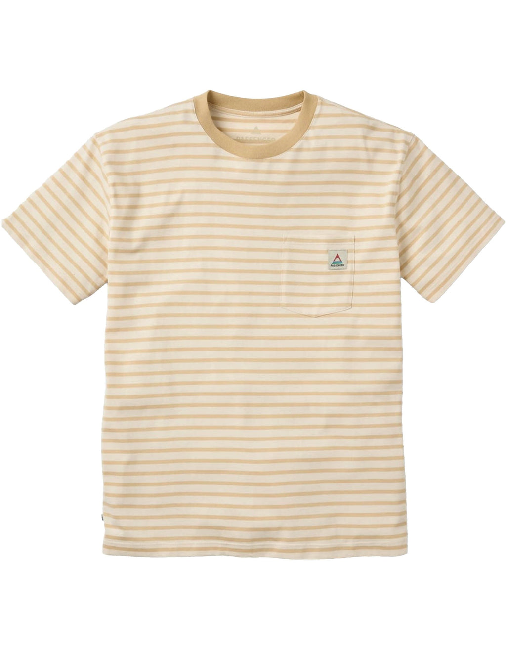 Zen Relaxed Stripe T-Shirt - Stone Stripe