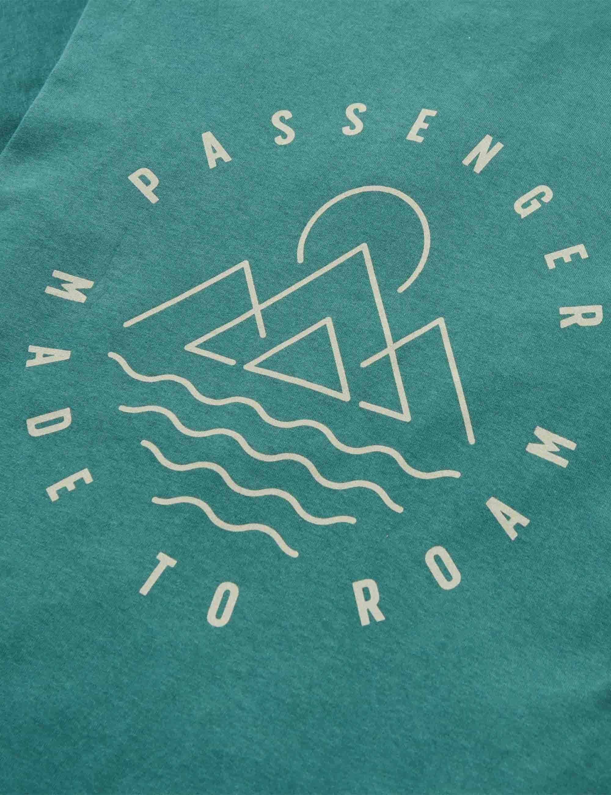Passenger Escapism Recycled Cotton T-Shirt - Deep Ocean