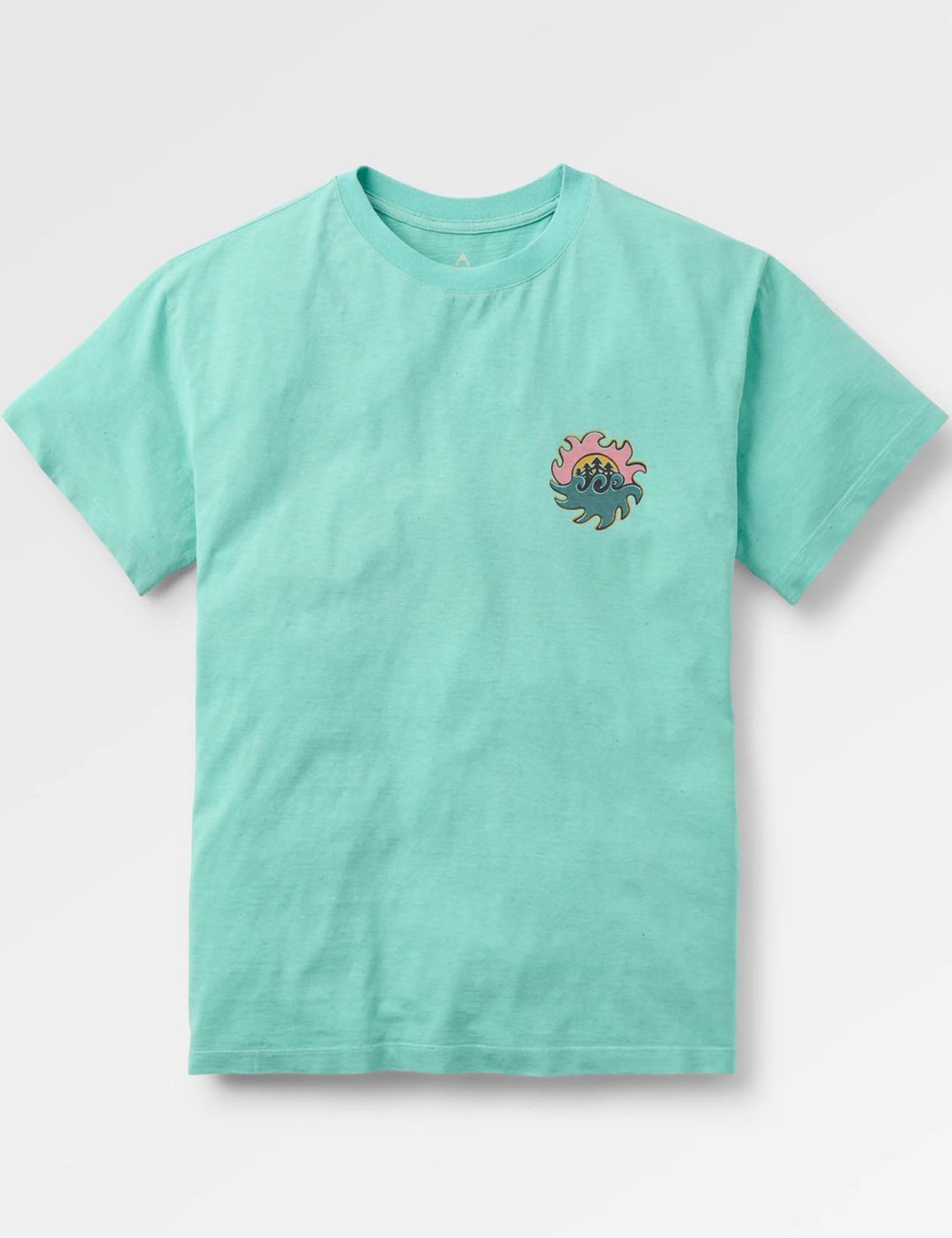 Passenger Dune Recycled Cotton T-Shirt - Aqua Marl