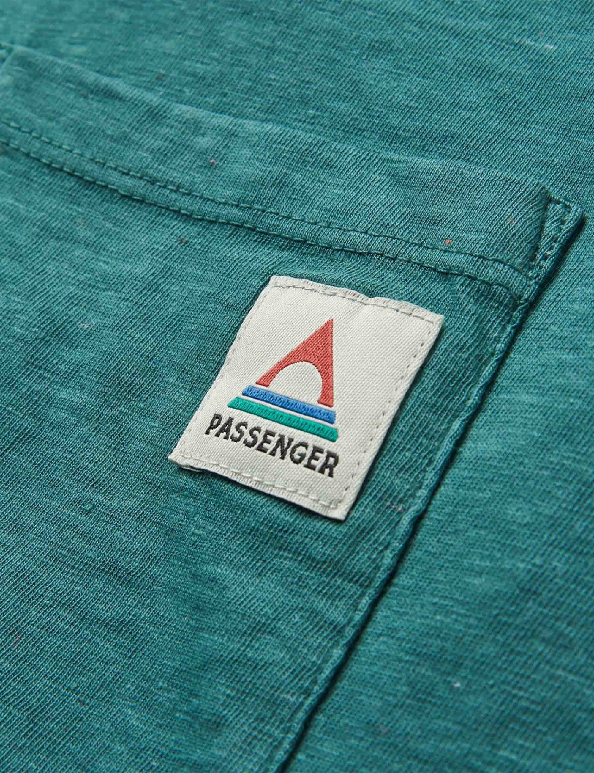 Passenger Heritage Relaxed Fit T-Shirt - Deep Ocean Marl