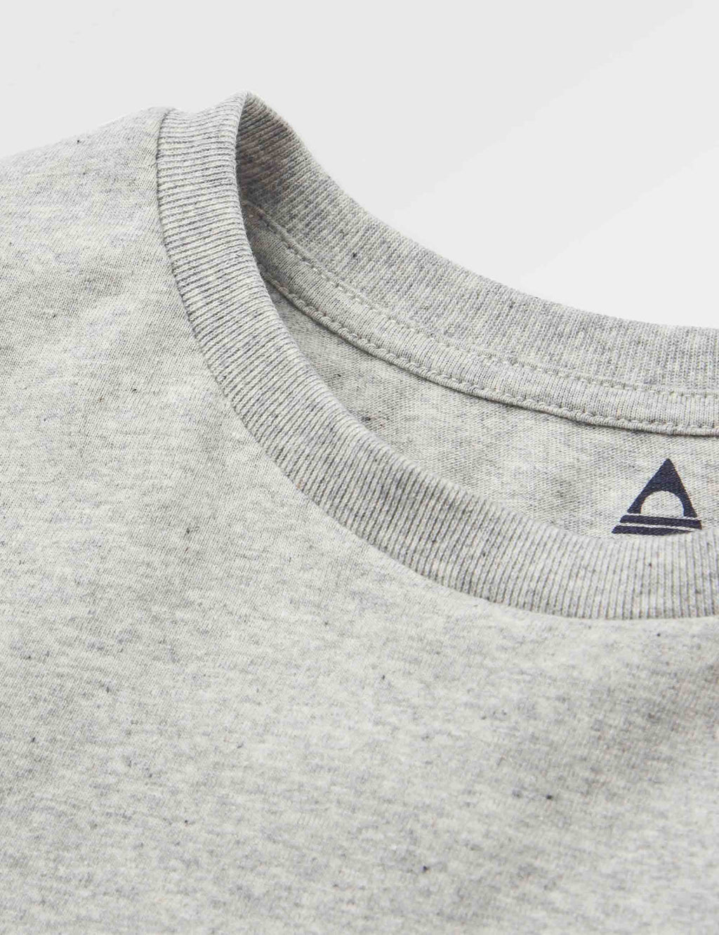 Roamer Recycled Cotton T-Shirt - Grey Marl