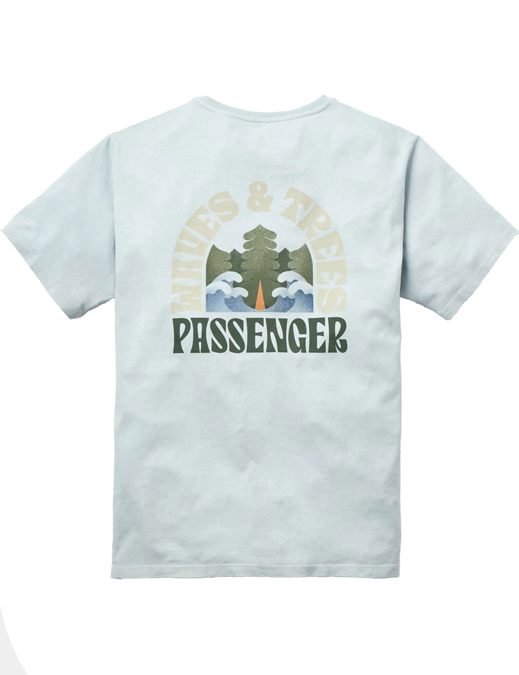 Outsiders Recycled Cotton T-Shirt - Ice Blue