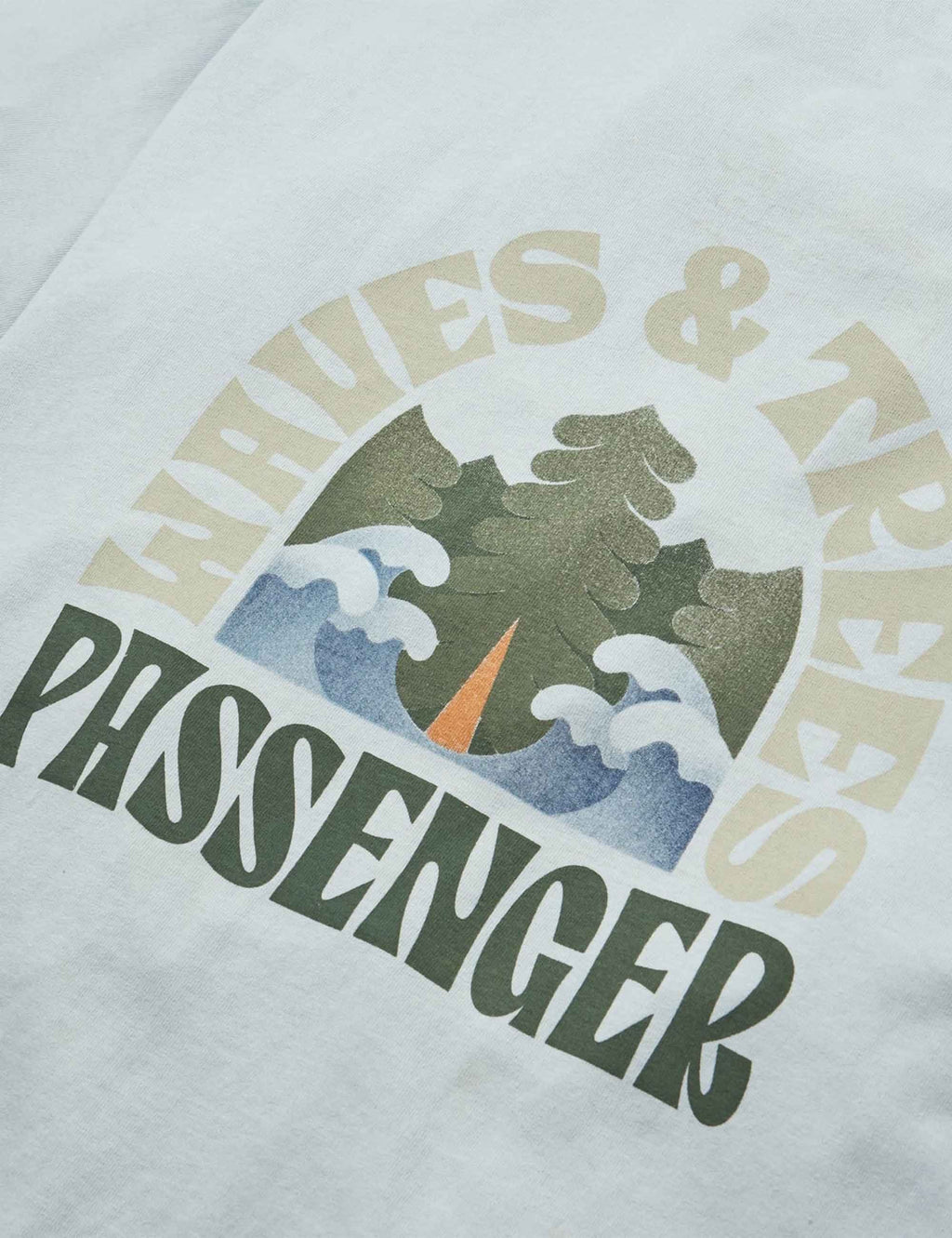 Outsiders Recycled Cotton T-Shirt - Ice Blue