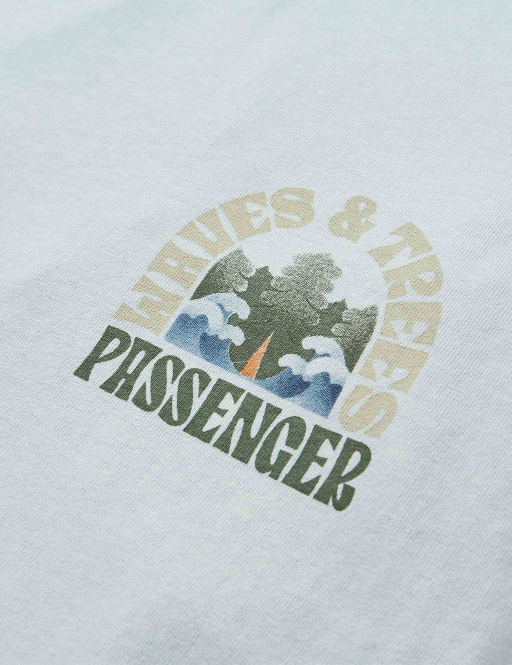 Outsiders Recycled Cotton T-Shirt - Ice Blue
