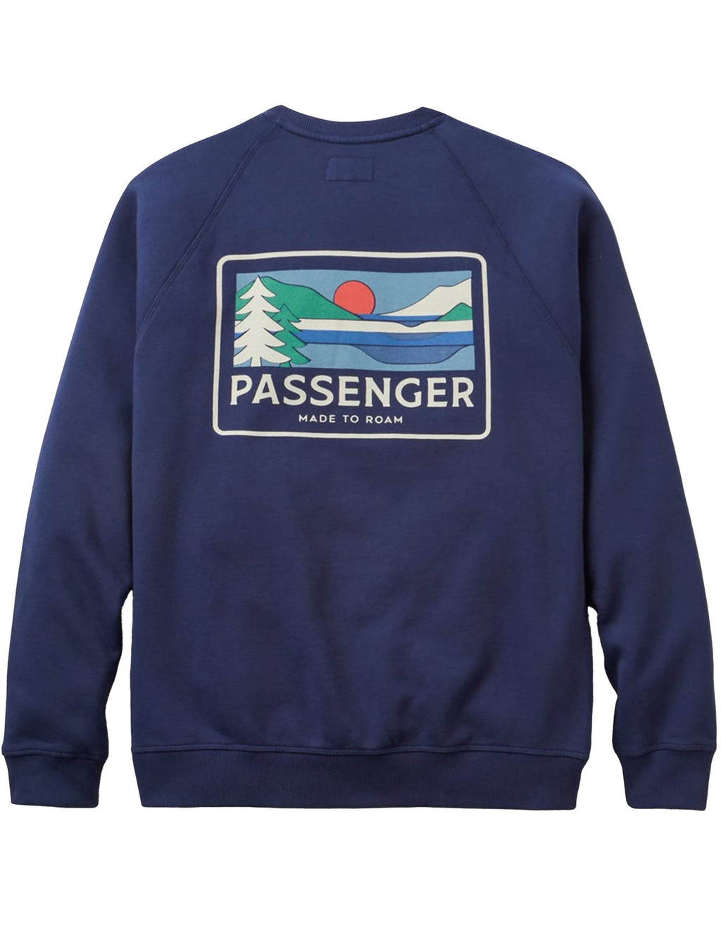 Roamer Recycled Cotton Crew Sweat - Rich Navy