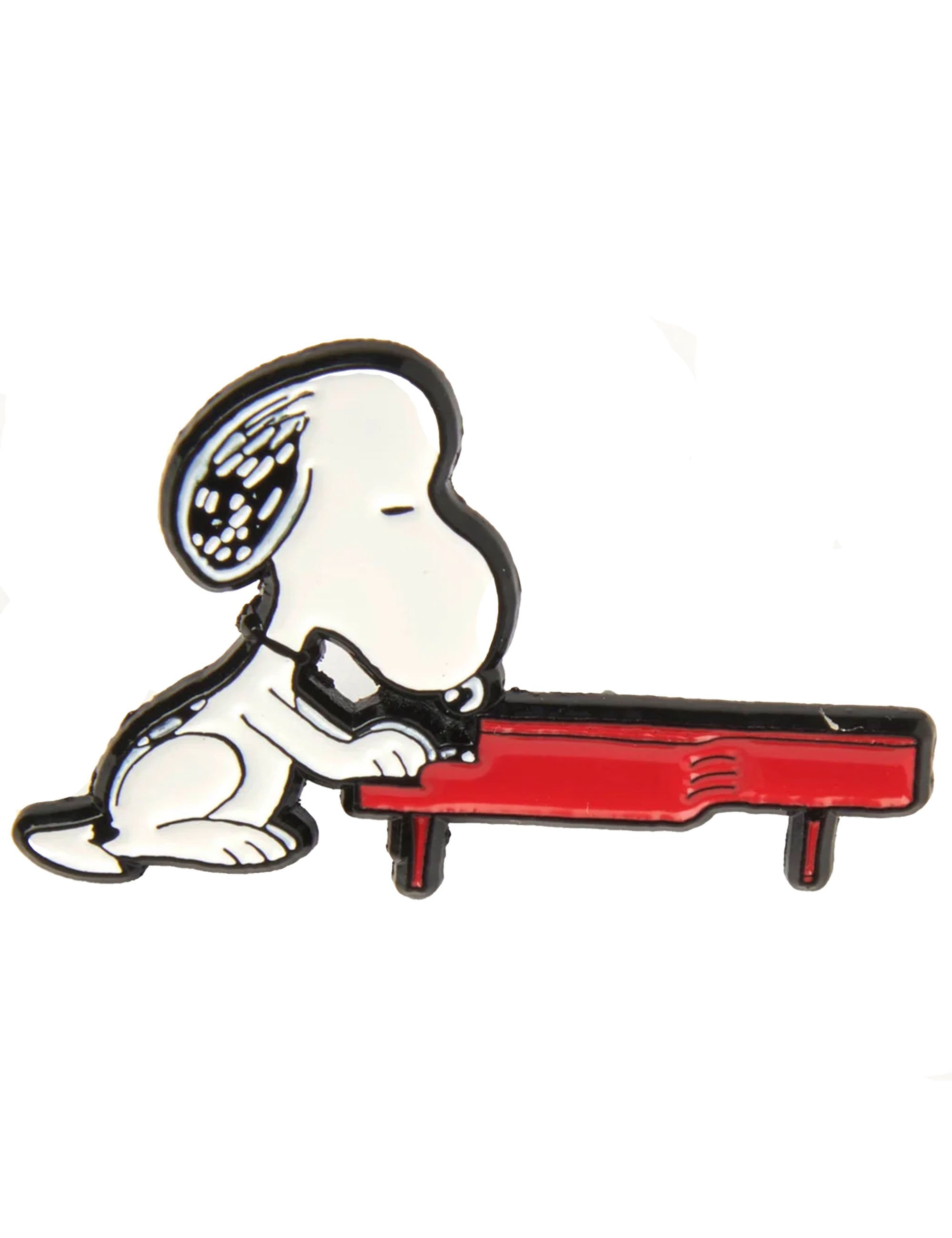 Peanuts Snoopy Enamel Pin Badge - Music Lover Piano
