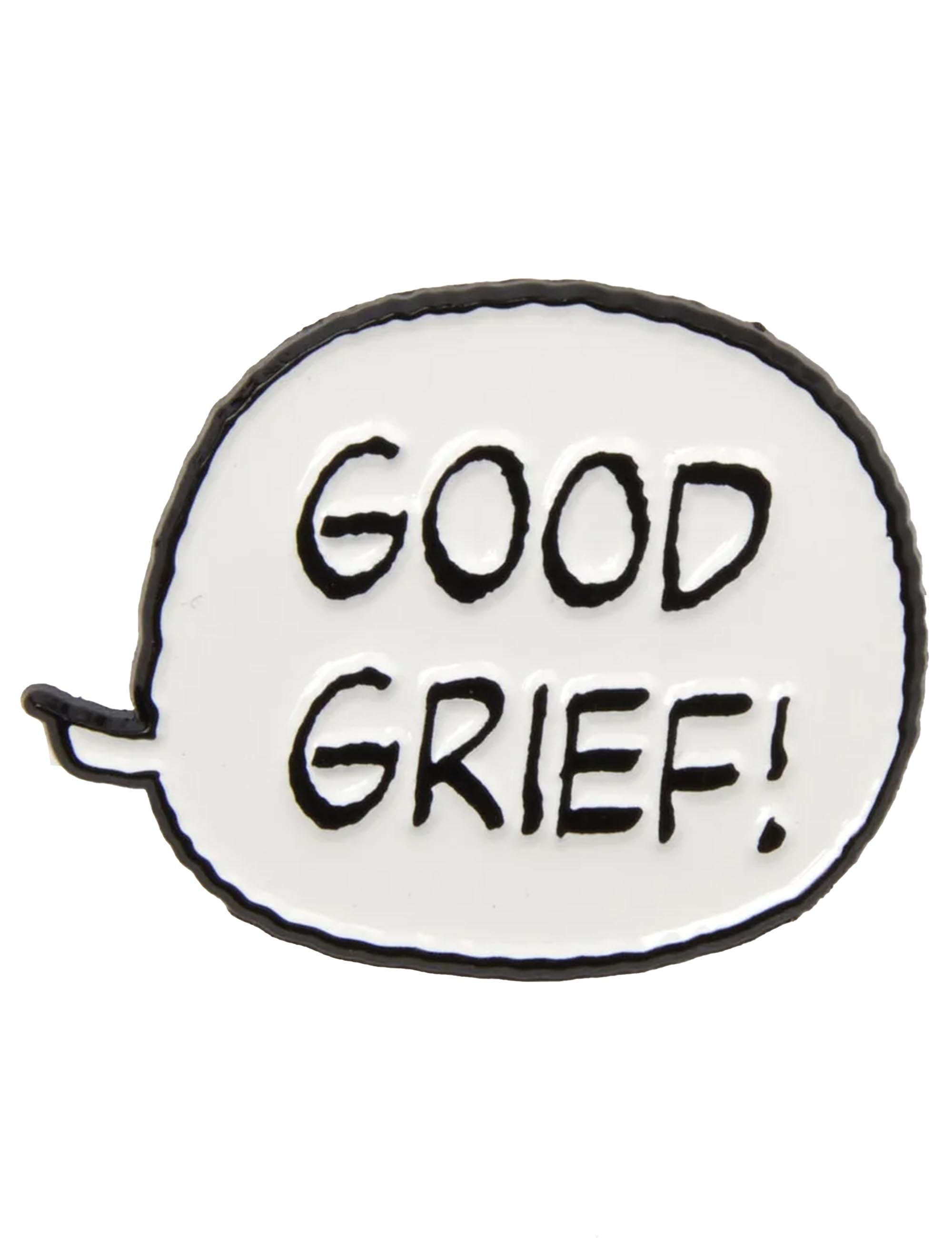 Peanuts Snoopy Enamel Pin Badge - Vibes, Good Grief