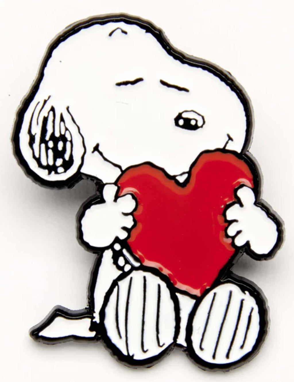 Snoopy Enamel Pin Badge - Give Hugs, Heart