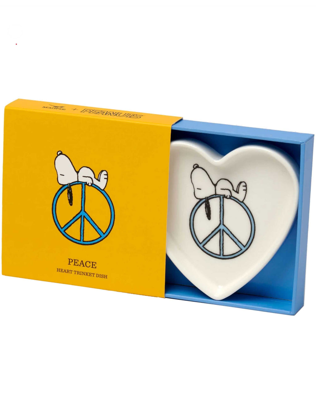 Snoopy Heart Trinket Tray - Peace