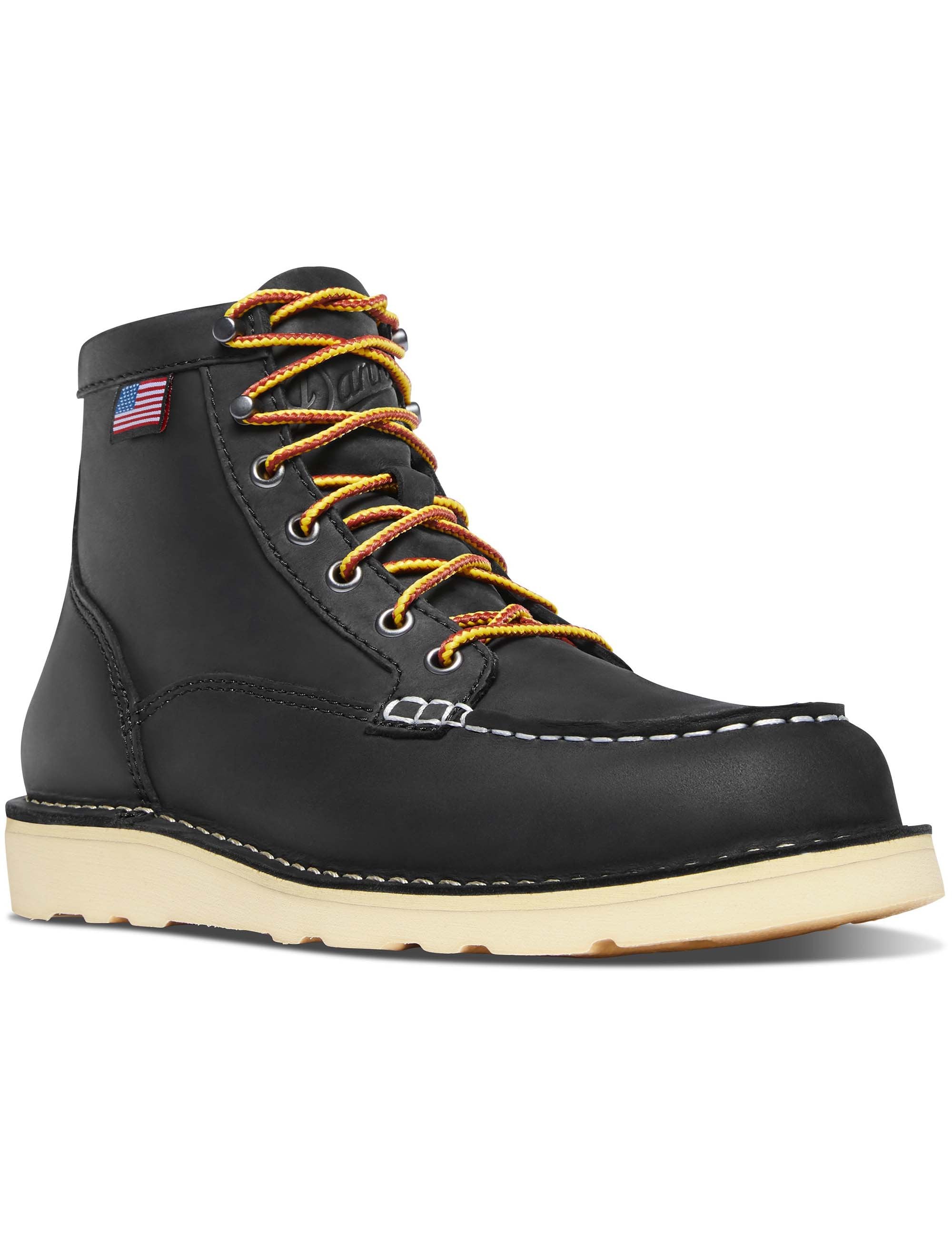 Women's Bull Run Moc Toe 6" Boot - Black