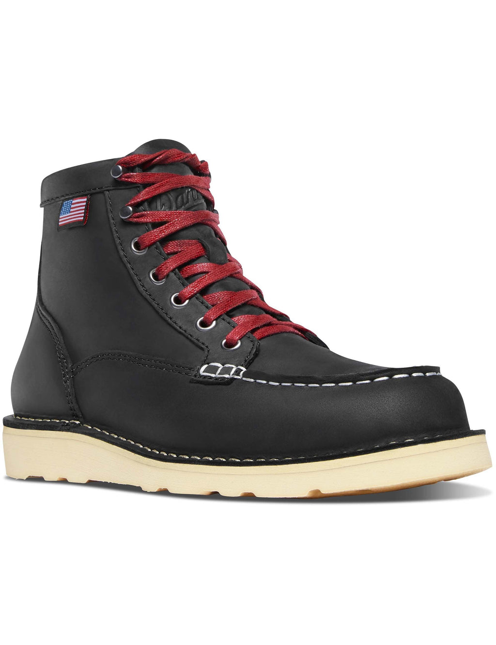Women's Bull Run Moc Toe 6" Boot - Black