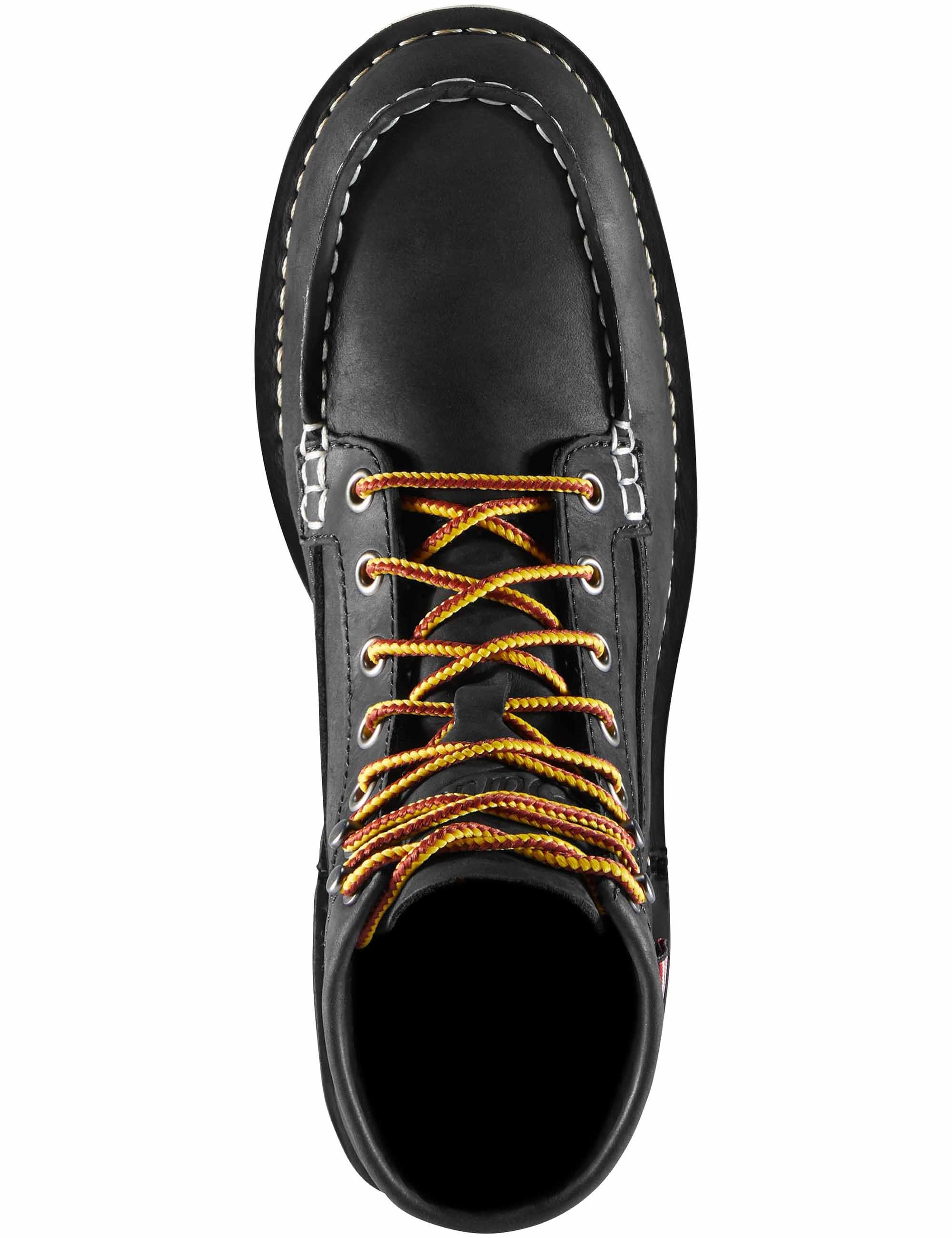 Women's Bull Run Moc Toe 6" Boot - Black