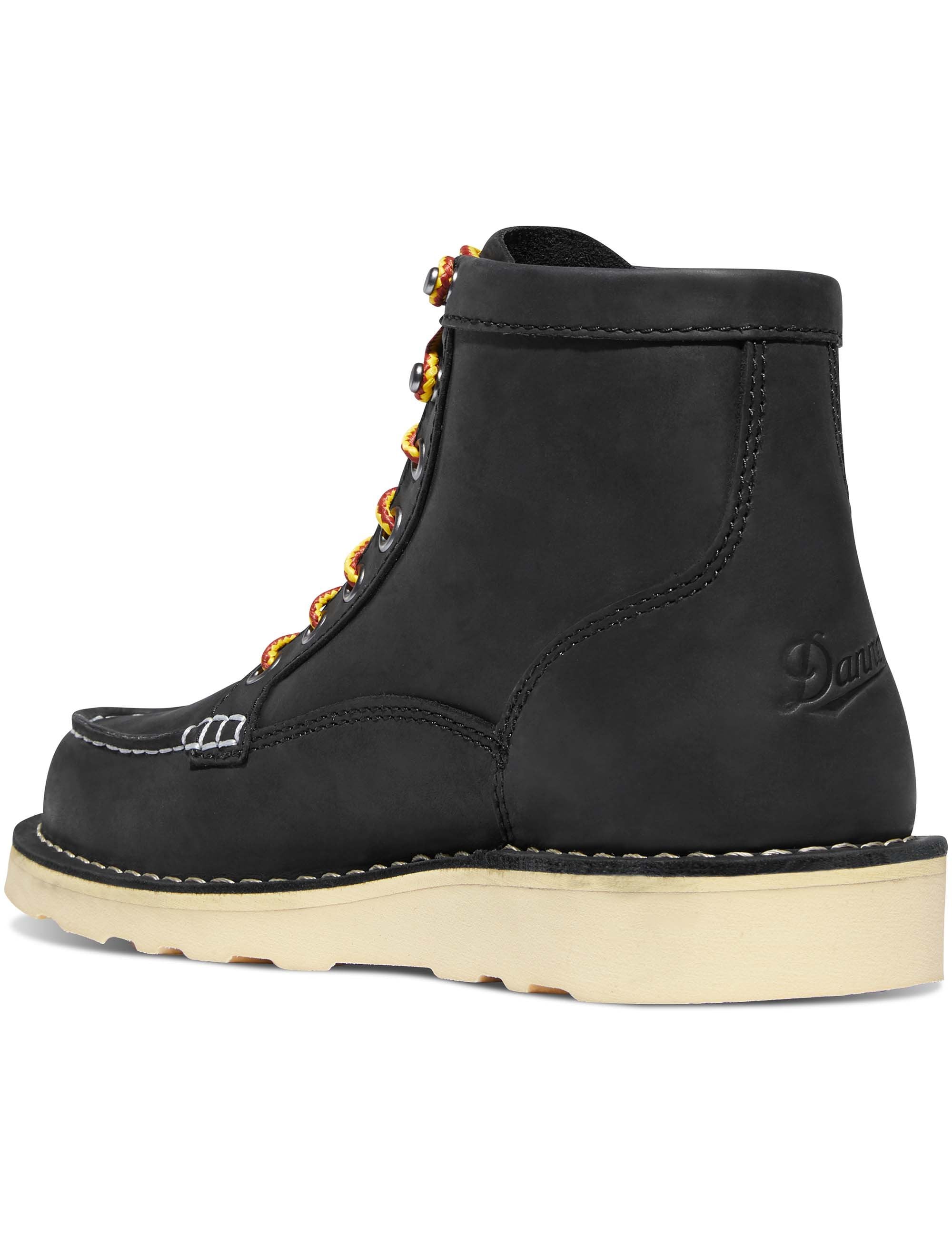 Women's Bull Run Moc Toe 6" Boot - Black