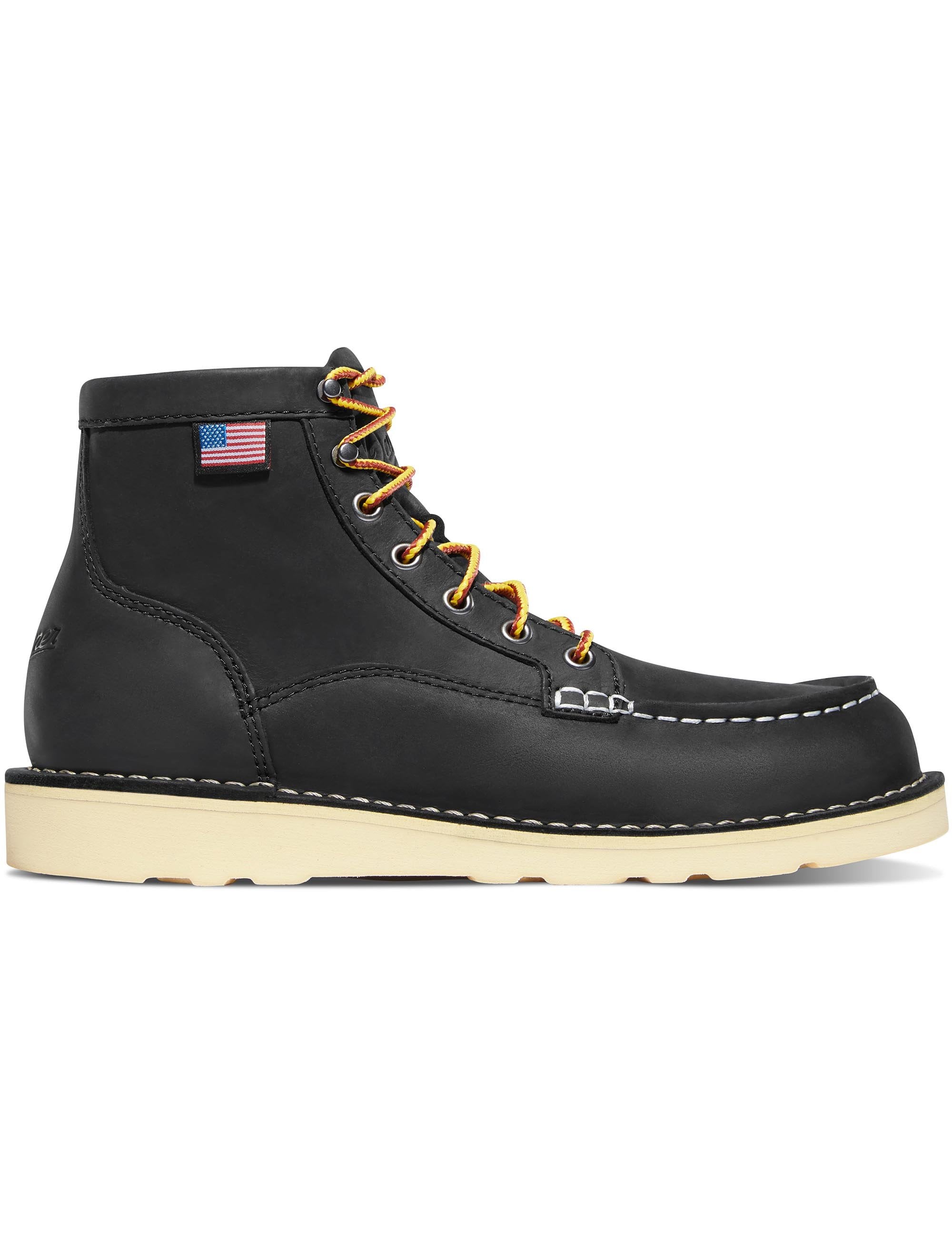 Danner Women's Bull Run Moc Toe 6" Boot - Black