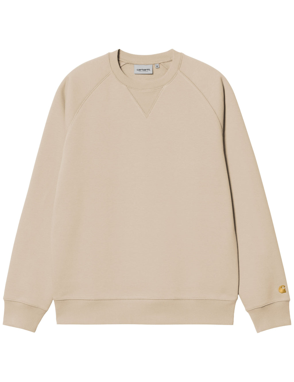 Chase Crew Sweat - Fleur De Sel/Gold