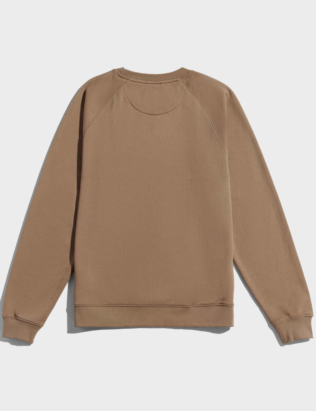 Embroidered Trout Raglan Crew Sweat - Lead Grey