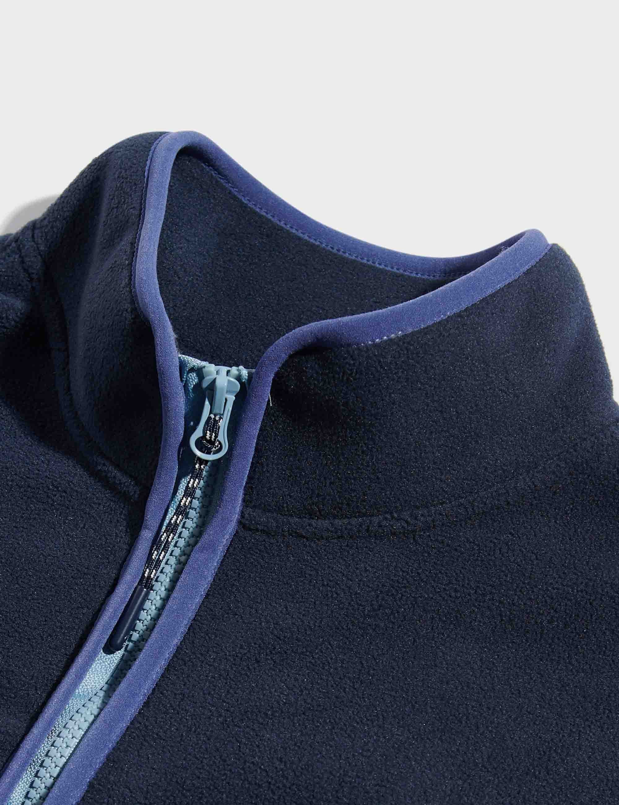 Penfield Graylock Quarter Zip Fleece Top - Navy Blazer