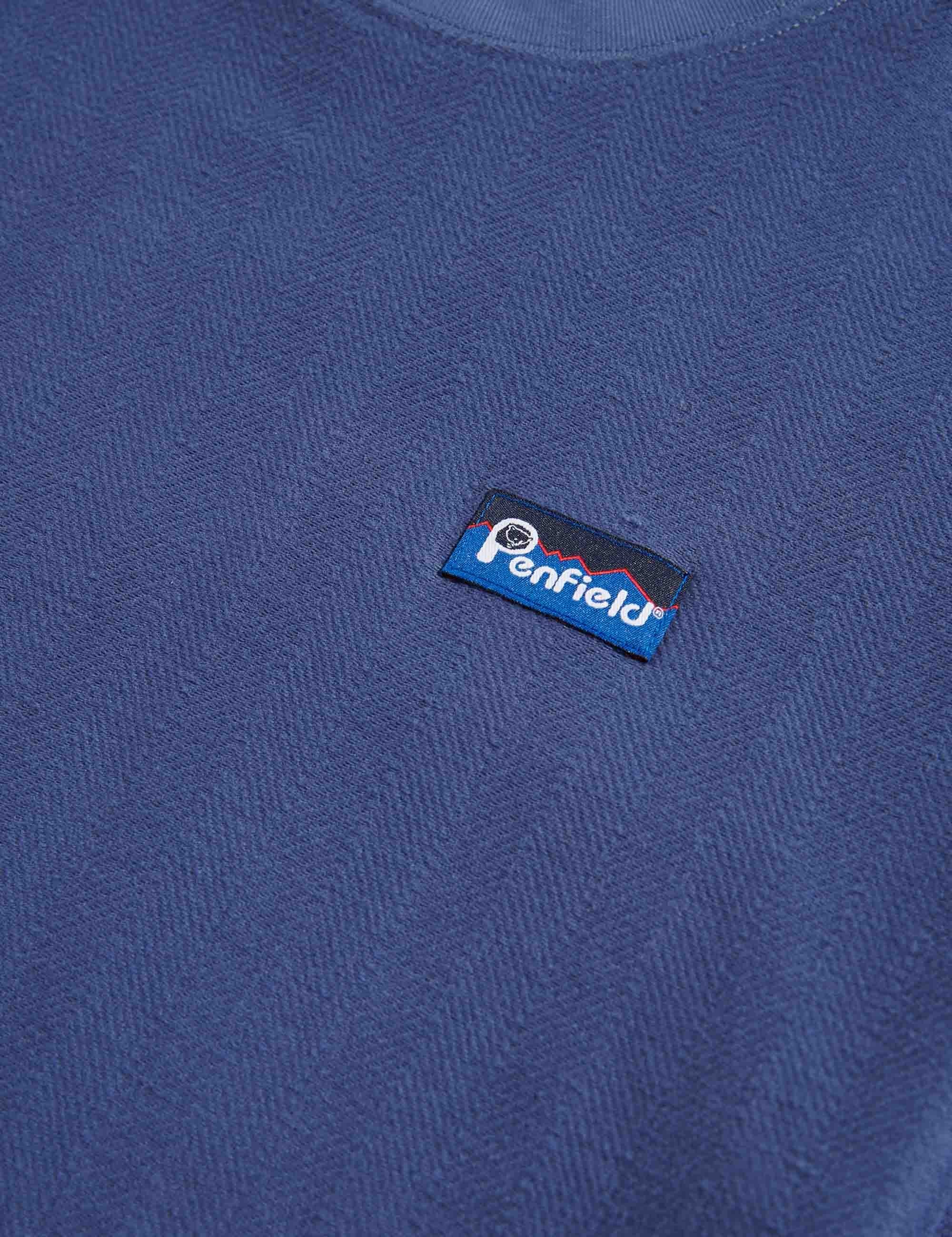 Penfield Textured T-Shirt - Blue Indigo