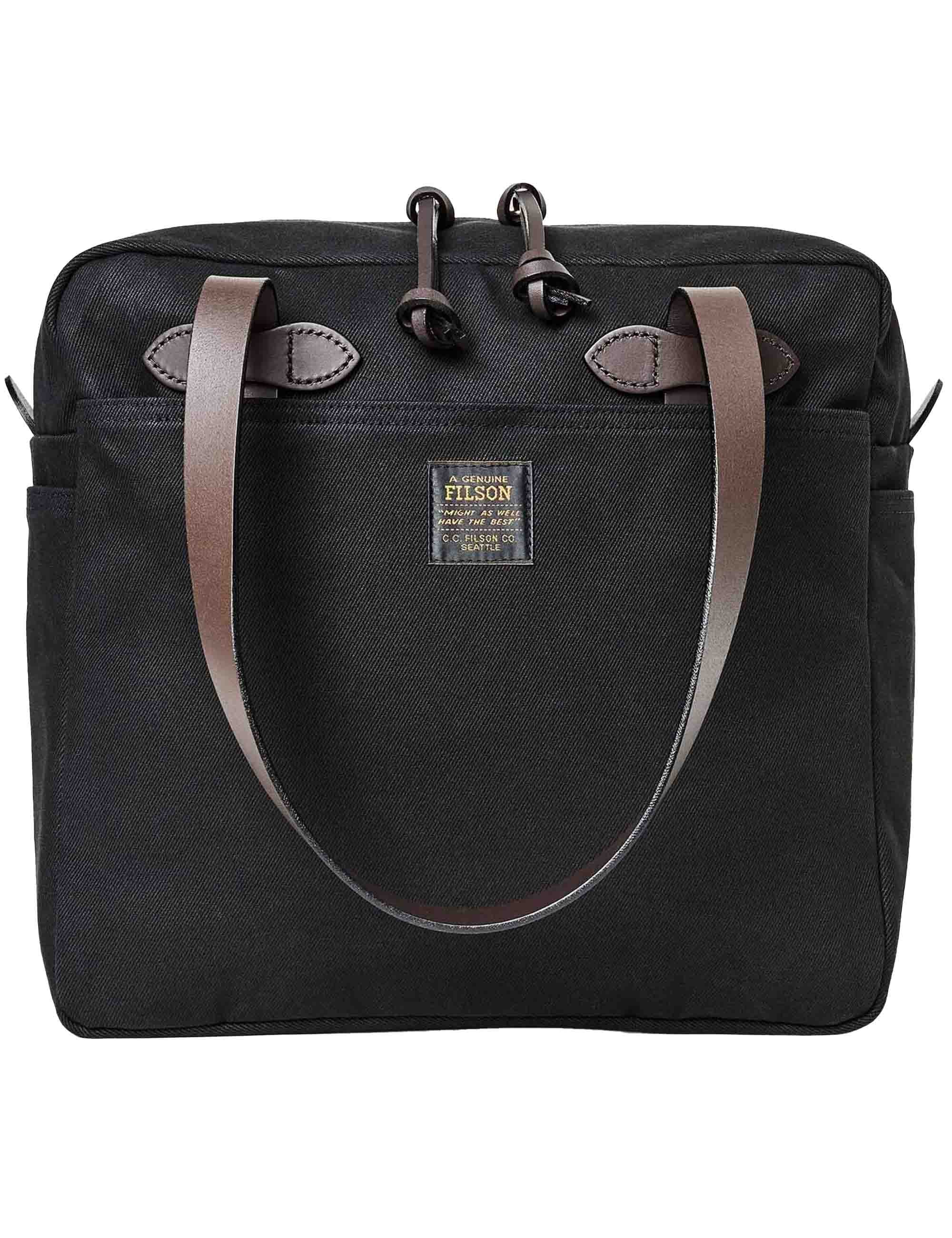 Tote Bag w/Zipper - Black
