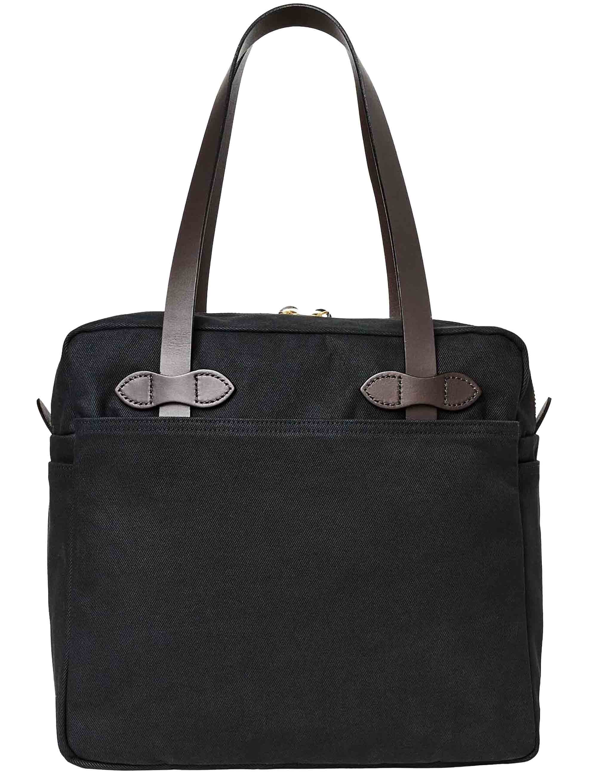 Tote Bag w/Zipper - Black