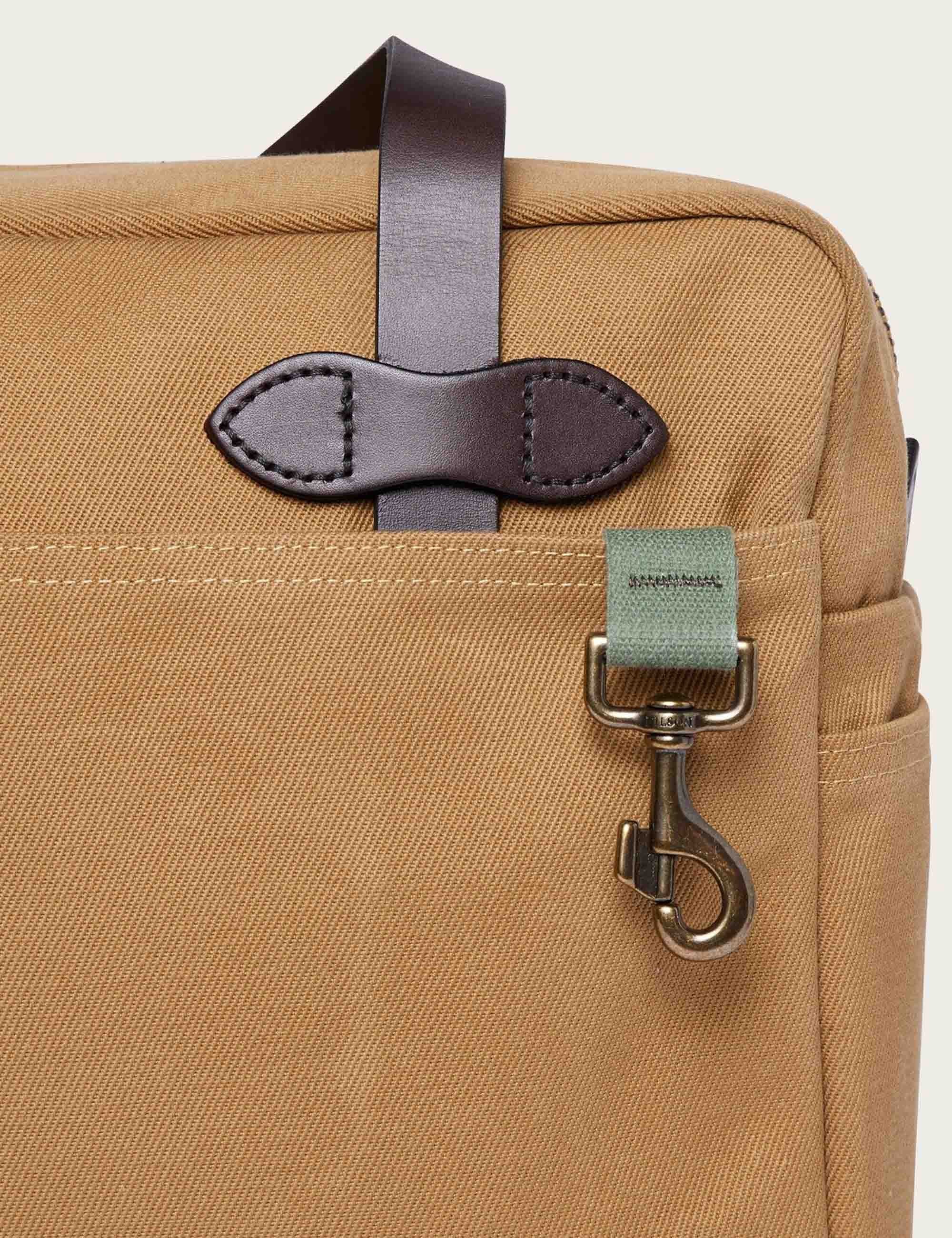 Tote Bag w/Zipper - Tan