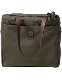 Tote Bag w/Zipper - Otter Green