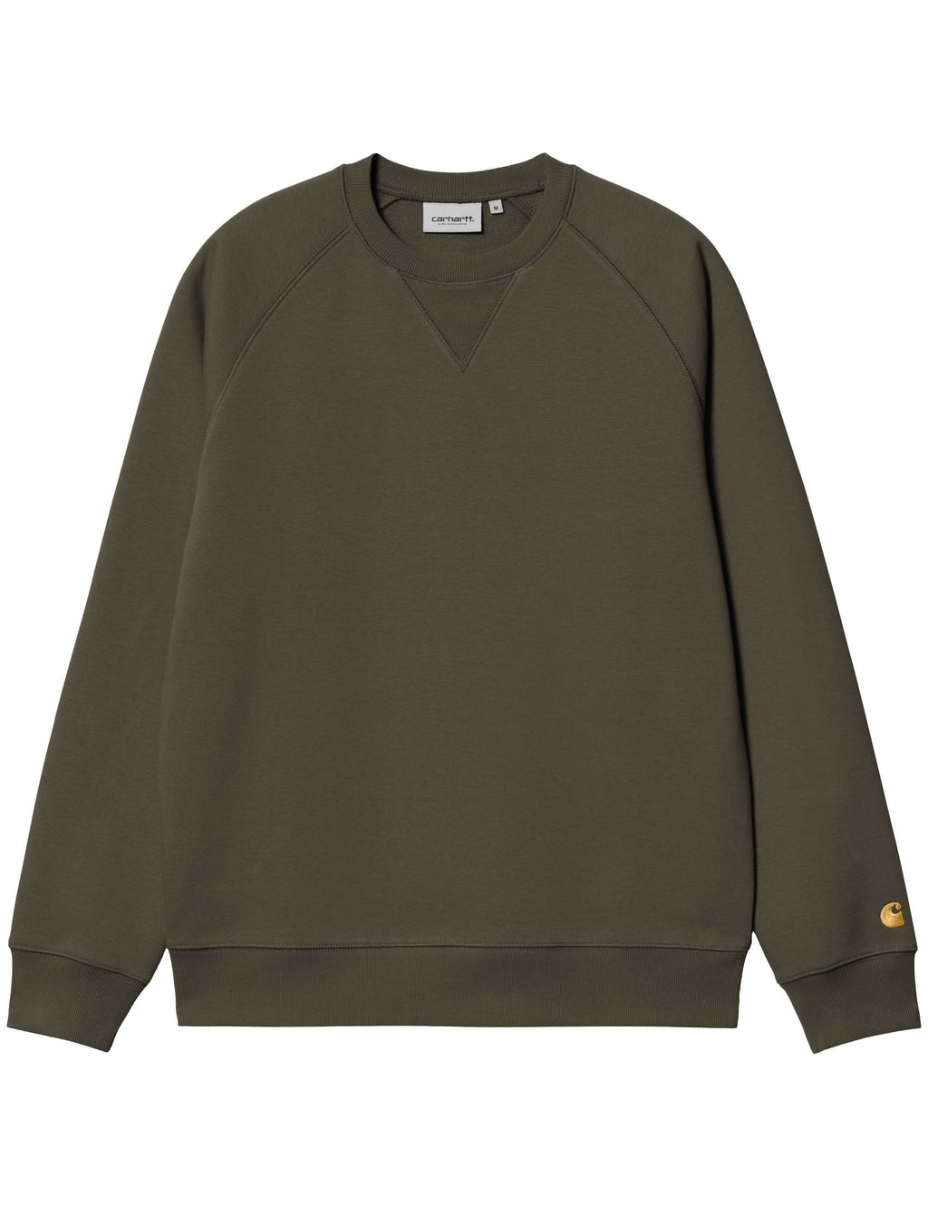 Chase Crew Sweat - Olive/Gold